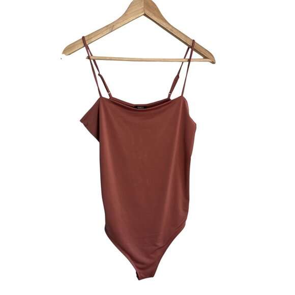 Express Tops - Express Ladies Body Contour Bodysuit Dusty Pink NWT Size XS